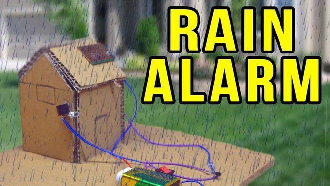How to make a Rain Alert Alarm using simple electronics !