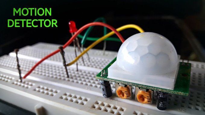 How to make a DIY Motion Detection LED Light using simple electronics !